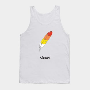 Native American Eagle Feather Tank Top